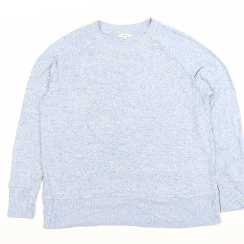 Next Women Blue Crew Neck Pullover Jumper Size 16 Regular Fit