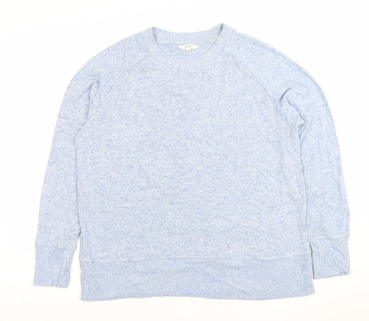 Next Women Blue Crew Neck Pullover Jumper Size 16 Regular Fit