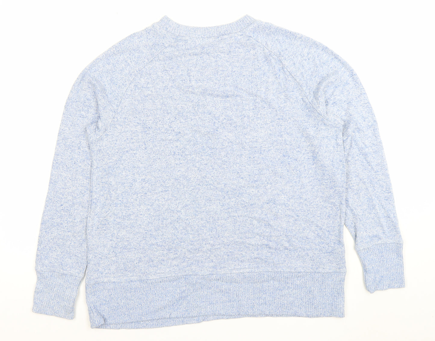Next Women Blue Crew Neck Pullover Jumper Size 16 Regular Fit