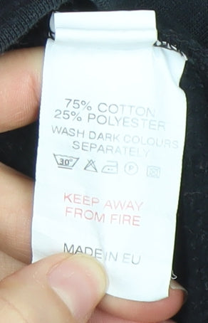 O’Neills Boys Red & Black Pullover Hoodie 5-6 Years Colourblock Cotton Blend