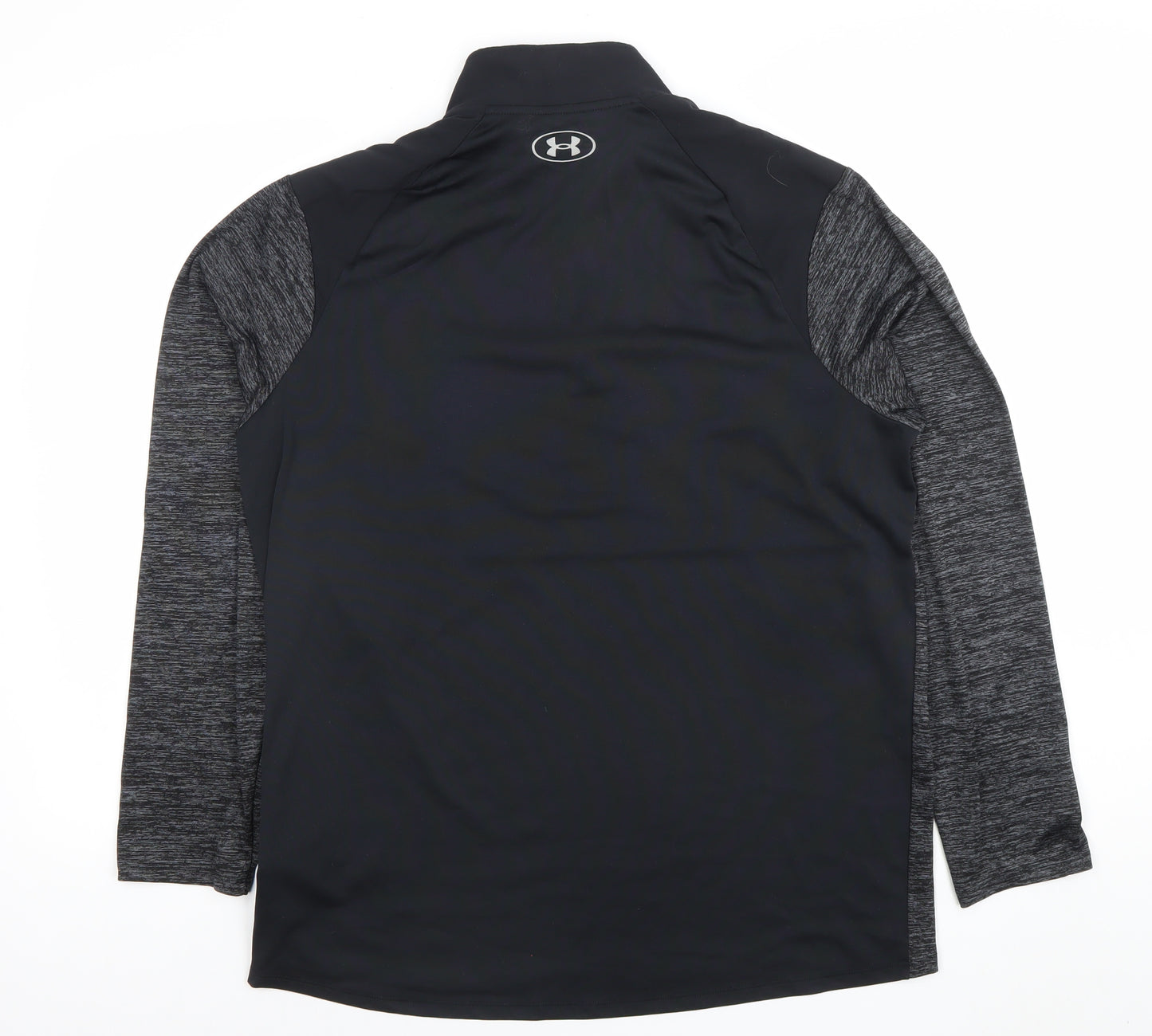 Under Armour Women’s Black Long Sleeve 1/4 Zip Running Top L Loose Fit