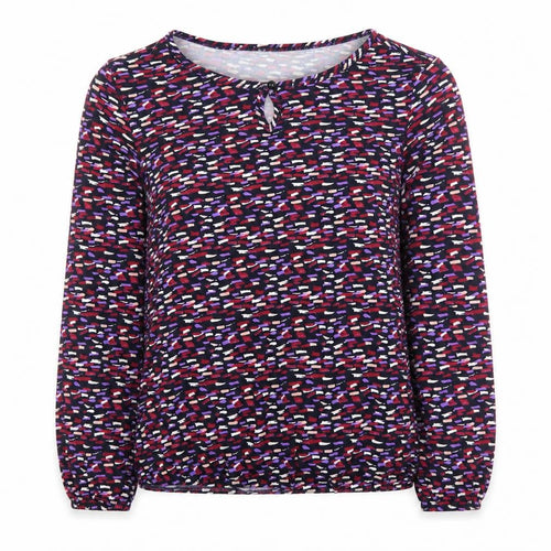 Grace Boutique Women’s Multicoloured Blouse Size 10 Jersey Long Sleeve