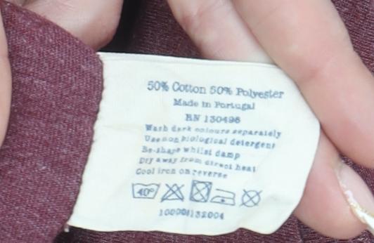 Jack Wills Men Red Marl Crew Neck Short Sleeve T-Shirt Size M Classic