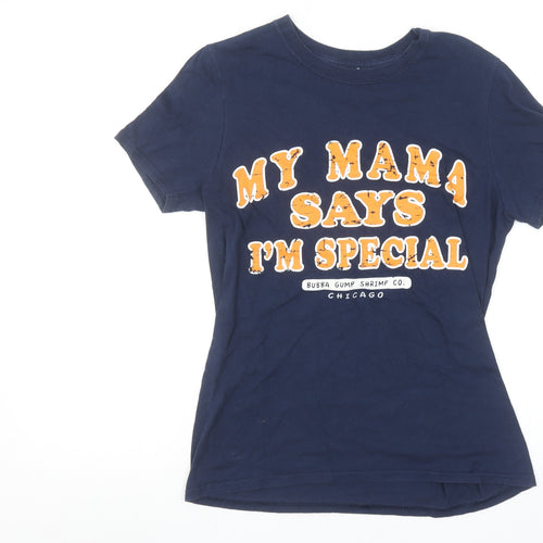Bubba Gump Shrimp Co. Women's Blue Graphic T-Shirt Size S