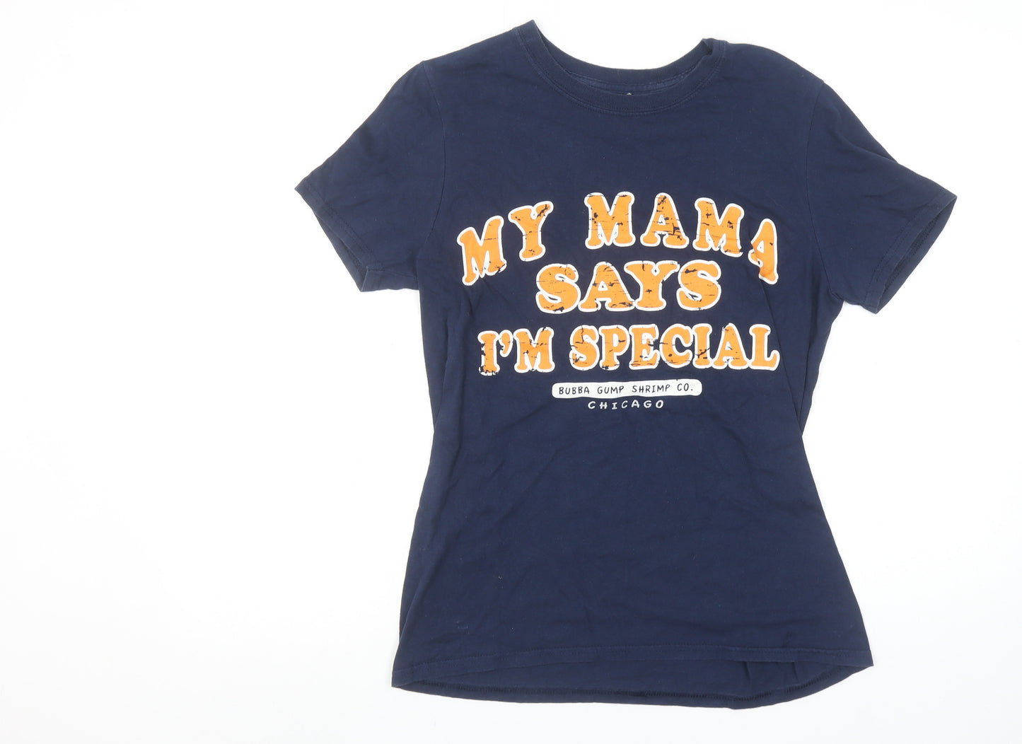 Bubba Gump Shrimp Co. Women's Blue Graphic T-Shirt Size S