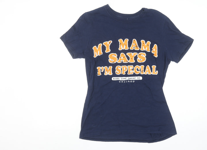 Bubba Gump Shrimp Co. Women's Blue Graphic T-Shirt Size S