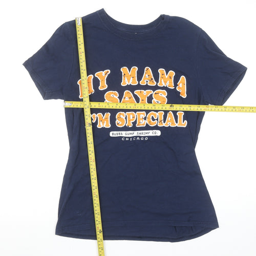 Bubba Gump Shrimp Co. Women's Blue Graphic T-Shirt Size S