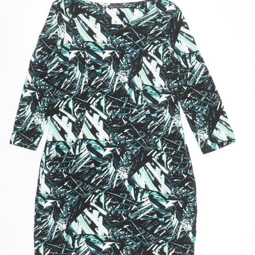 Marks and Spencer Women's Multicoloured Size 10 Shift Dress