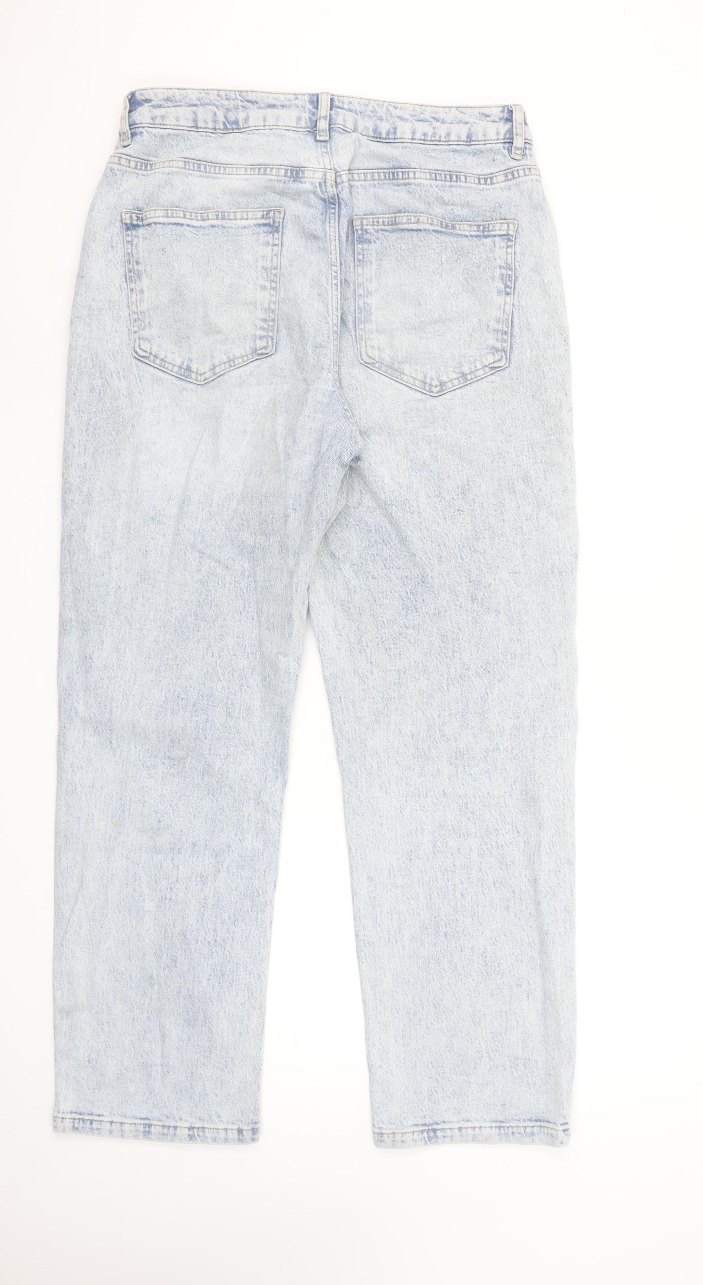 Savida Women Blue Size 14 Rhinestone Straight Denim Jeans
