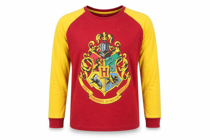 Harry Potter Girls Red & Yellow Long Sleeve Pyjama Top 11-12 Years