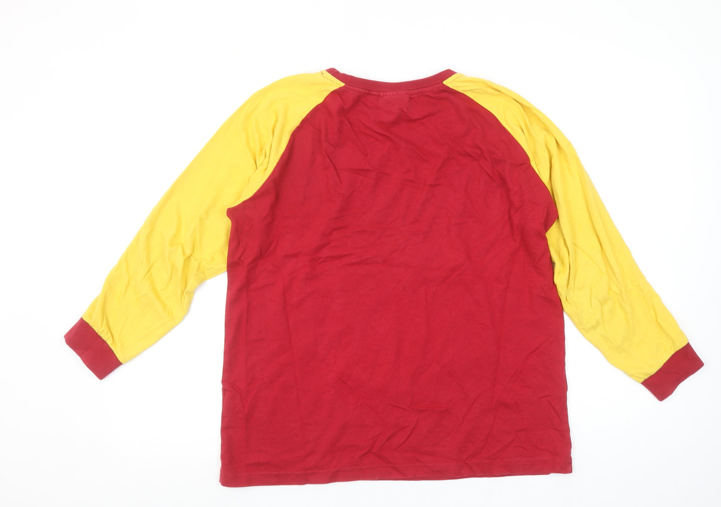 Harry Potter Girls Red & Yellow Long Sleeve Pyjama Top 11-12 Years