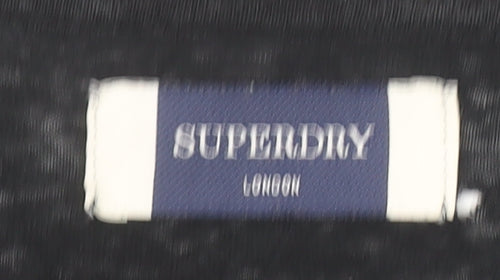 Superdry Womens Black Lace Long Sleeve Jersey T-Shirt Size 12