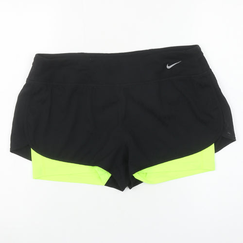 Nike Women's Black Dri-Fit Athletic Running Shorts Size L