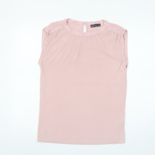 Marks and Spencer Womens Pink Sleeveless Blouse Size 14