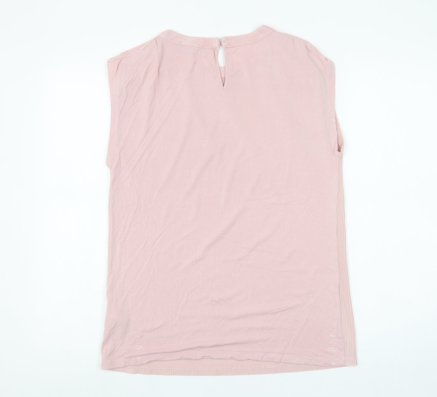 Marks and Spencer Womens Pink Sleeveless Blouse Size 14