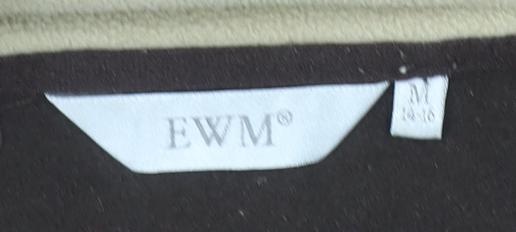 EWM Womens Brown Fleece Full Zip Jacket Size M 14-16
