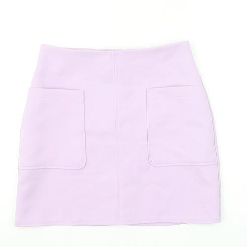 Dunnes Women’s Lilac Short Stretch Pencil Skirt Size 10
