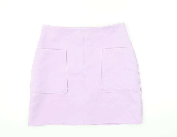 Dunnes Women’s Lilac Short Stretch Pencil Skirt Size 10