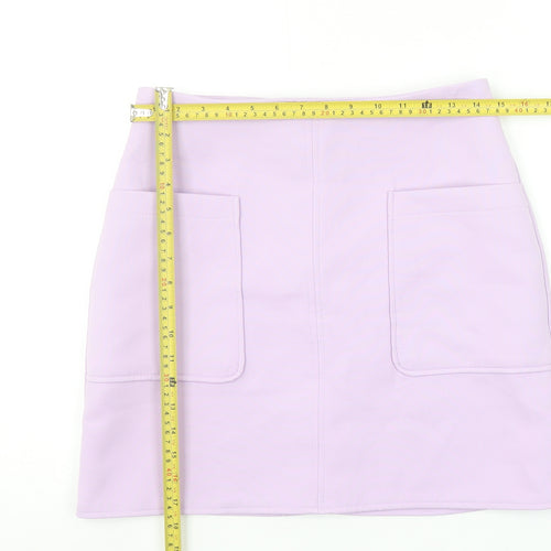 Dunnes Women’s Lilac Short Stretch Pencil Skirt Size 10