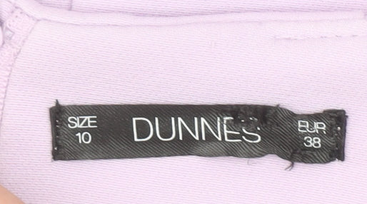 Dunnes Women’s Lilac Short Stretch Pencil Skirt Size 10