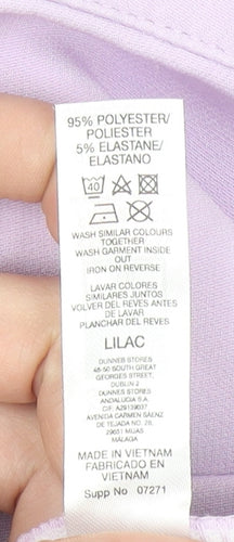 Dunnes Women’s Lilac Short Stretch Pencil Skirt Size 10