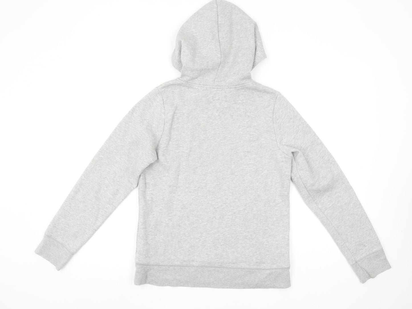 GAP Girls Grey Pullover Logo Hoodie Size 16 Years Cotton Fleece