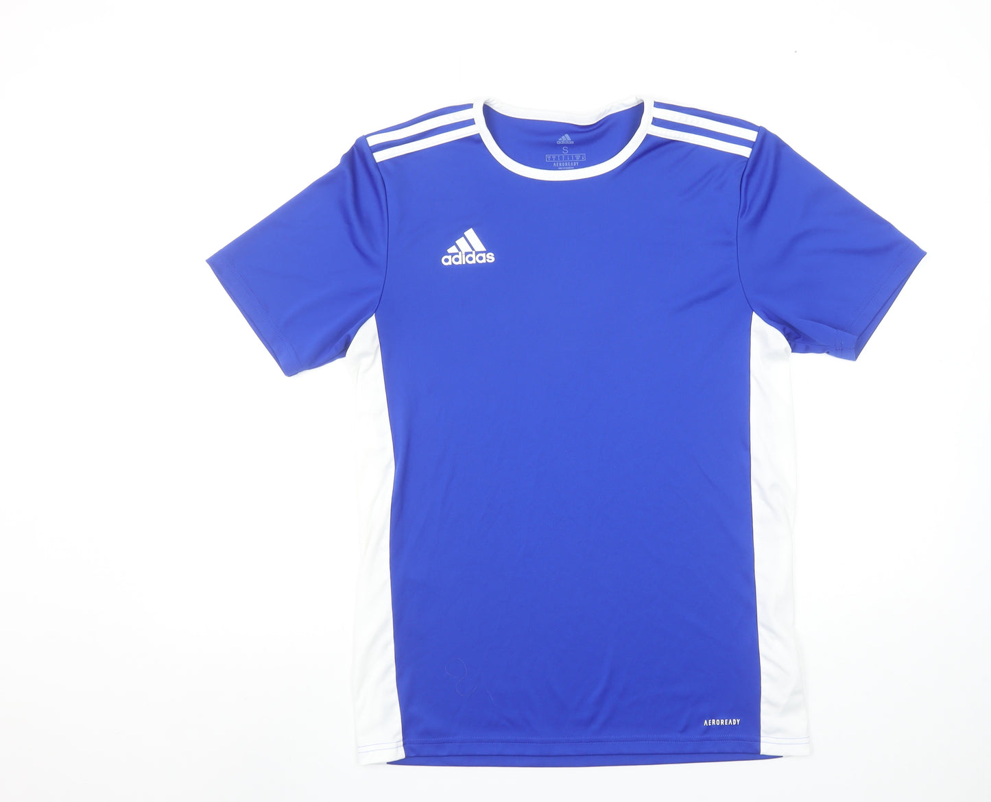 Adidas Men Blue S Aeroready Short Sleeve Sports T-Shirt