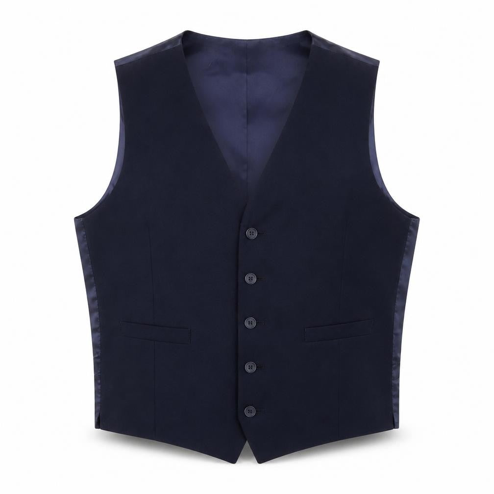 Marks and Spencer Men's Blue Wool Blend Waistcoat Size M Regular