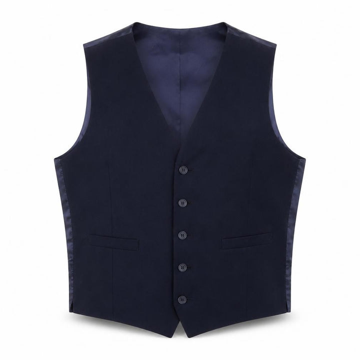 Marks and Spencer Men's Blue Wool Blend Waistcoat Size M Regular