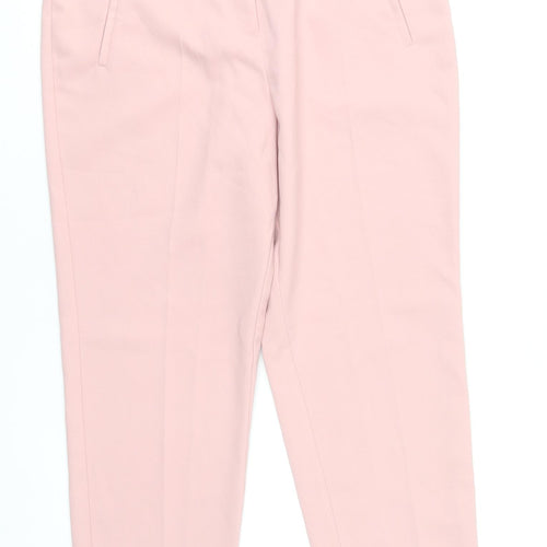 Primark Women’s Pink Tapered Trousers Size 12 Polyester Workwear
