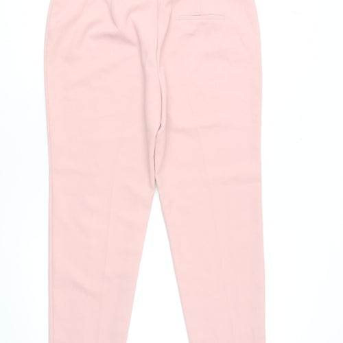 Primark Women’s Pink Tapered Trousers Size 12 Polyester Workwear