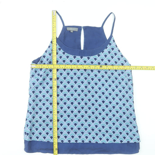 Matis Womens Blue Geometric Camisole Tank Top Size M