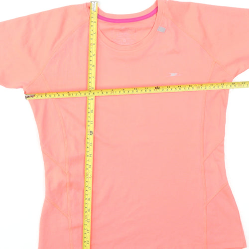 Crane Women Pink Short Sleeve Sports T-Shirt Size M 12-14