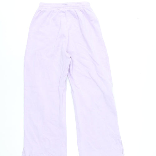 H&M Girls Lilac Star Wars Mandalorian Sweatpants 10-11 Years Cotton Blend