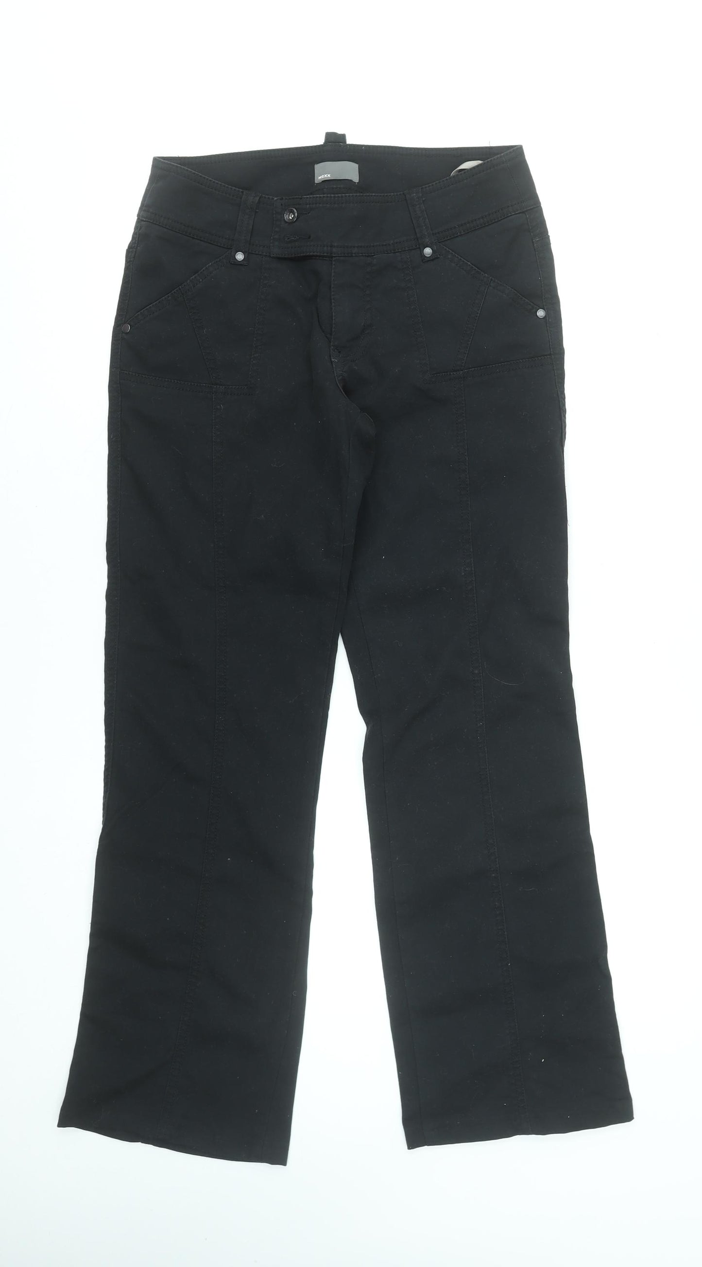 Mexx Women's Black Straight Leg Jeans Size 10 Regular Fit