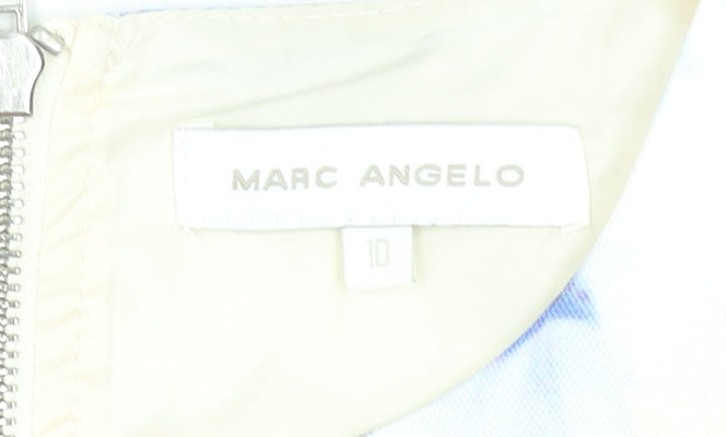 Marc Angelo Women’s Multicoloured Floral Cropped Blouse Size 10