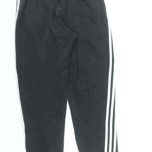 Adidas Men’s Black Jogger Trousers Size S Elastic Waist Tapered Sportswear
