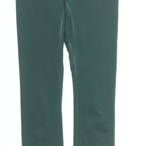 Gymshark Women Green Small Leggings High Waist Stretch Activewear