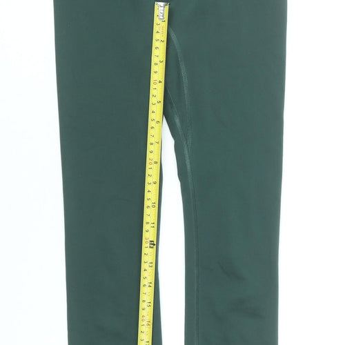 Gymshark Women Green Small Leggings High Waist Stretch Activewear