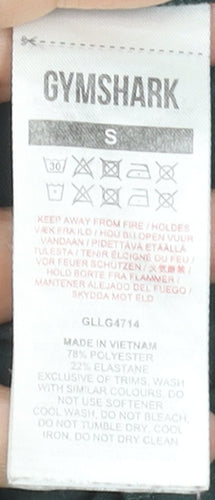 Gymshark Women Green Small Leggings High Waist Stretch Activewear