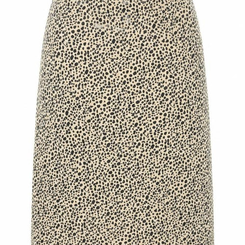Nasty Gal Womens Beige Animal Print Midi Pencil Skirt Size 10