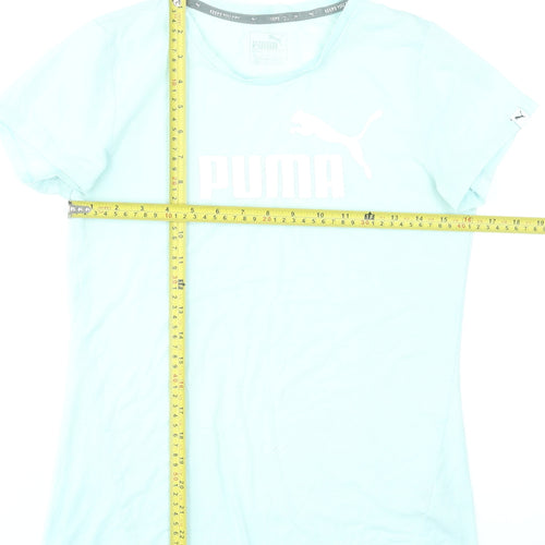 Puma Women's Blue XS Slim Fit Sports T-Shirt