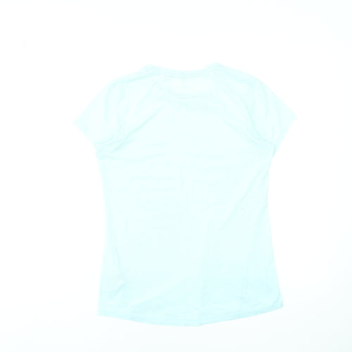 Puma Women's Blue XS Slim Fit Sports T-Shirt