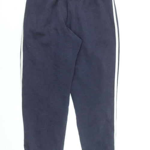 Adidas Men’s Blue Jogger Sweatpants S Elastic Waist Tapered Fit