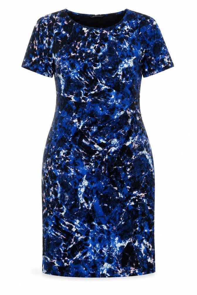 Marks and Spencer Women’s Blue Ruched Sheath Dress Size 12