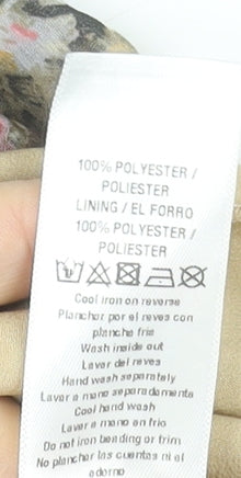 Wallis Women’s Multicoloured Floral Midi Peasant Skirt Size 10