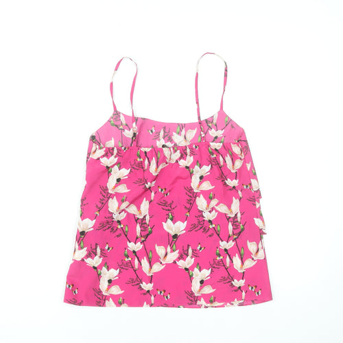 Oasis Women’s Pink Floral Camisole Tank Top Size 8