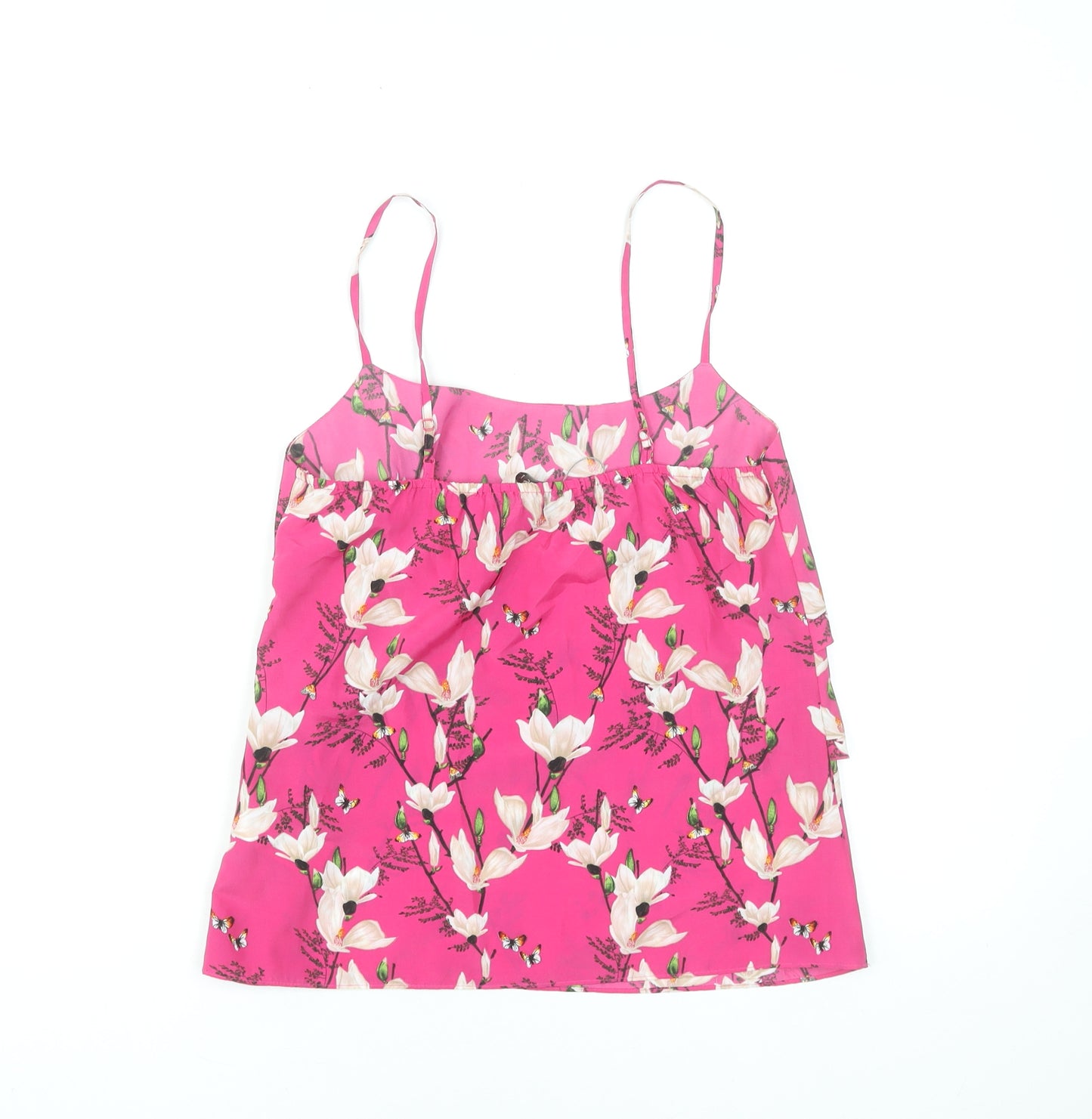 Oasis Women’s Pink Floral Camisole Tank Top Size 8