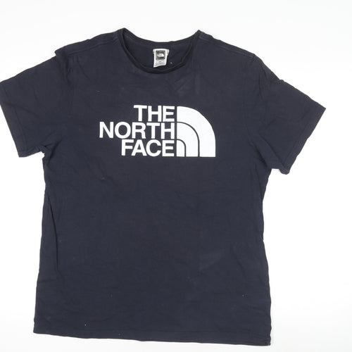 The North Face Mens Black Regular Fit Cotton Logo T-Shirt M