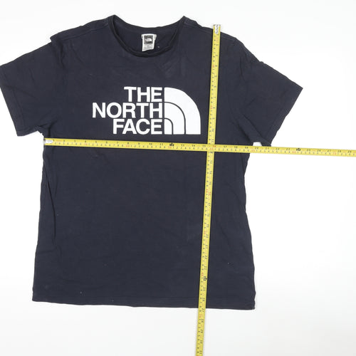 The North Face Mens Black Regular Fit Cotton Logo T-Shirt M